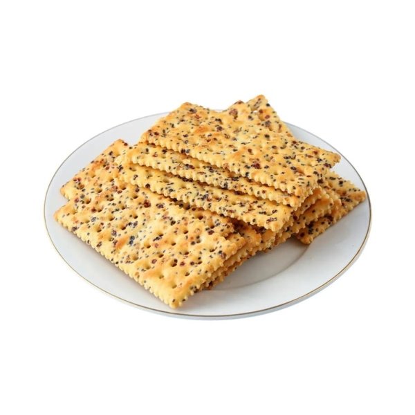 Chia Seed Tri-color Quinoa Soda Biscuits, 228g - Image 3