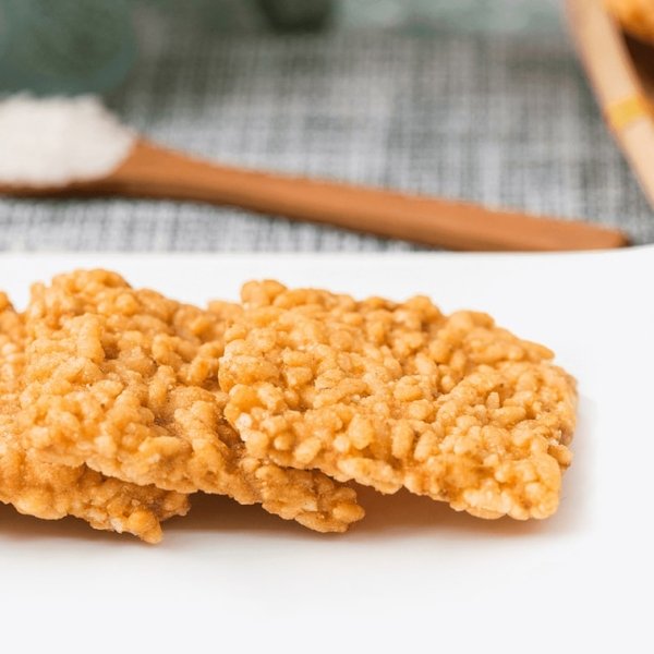 Salted Egg Yolk Puffed Rice Cracker Crispy Salty Snack 118g - Image 2